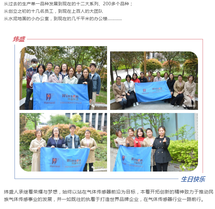 热烈祝贺会员企业汉威炜盛成立17周年